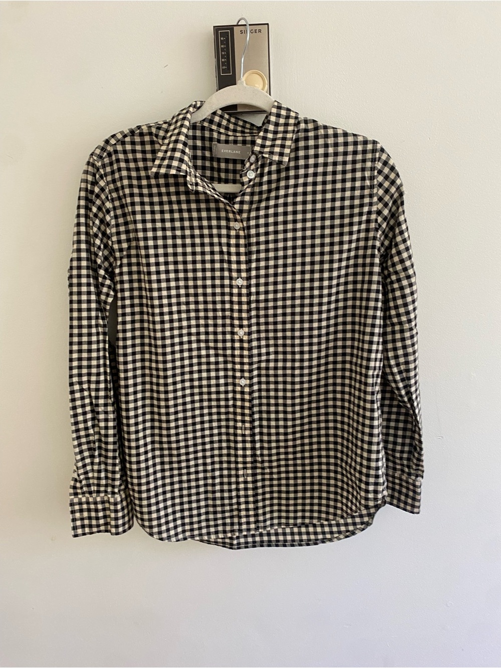 Everlane silky cotton shirt